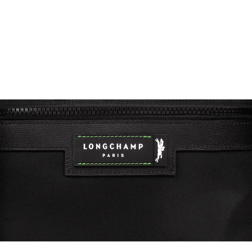 Le Pliage Energy M Belt bag , Black - Recycled canvas - View 5 of  5