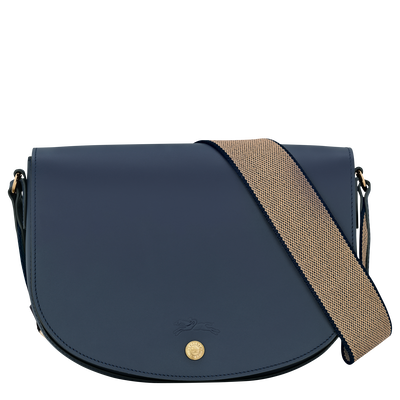 Épure Crossbodytas M , Marineblauw - Leder
