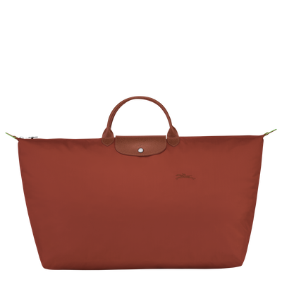 Le Pliage Green Bolsa de viaje XL , Lona reciclada - Castaño