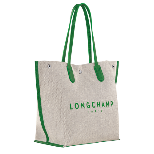 Essential 購物袋 L , 綠色 - 帆布 - 查看 3 7
