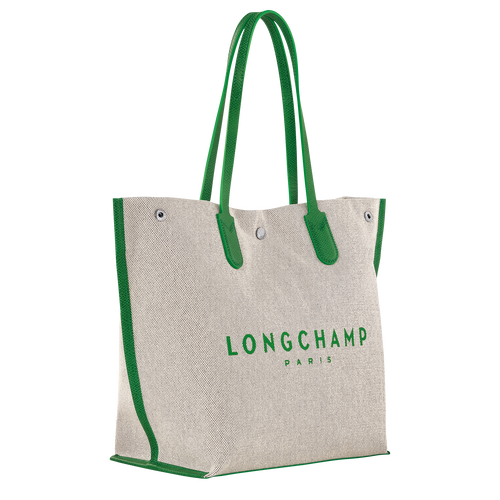 Essential 購物袋 L , 綠色 - 帆布 - 查看 3 5