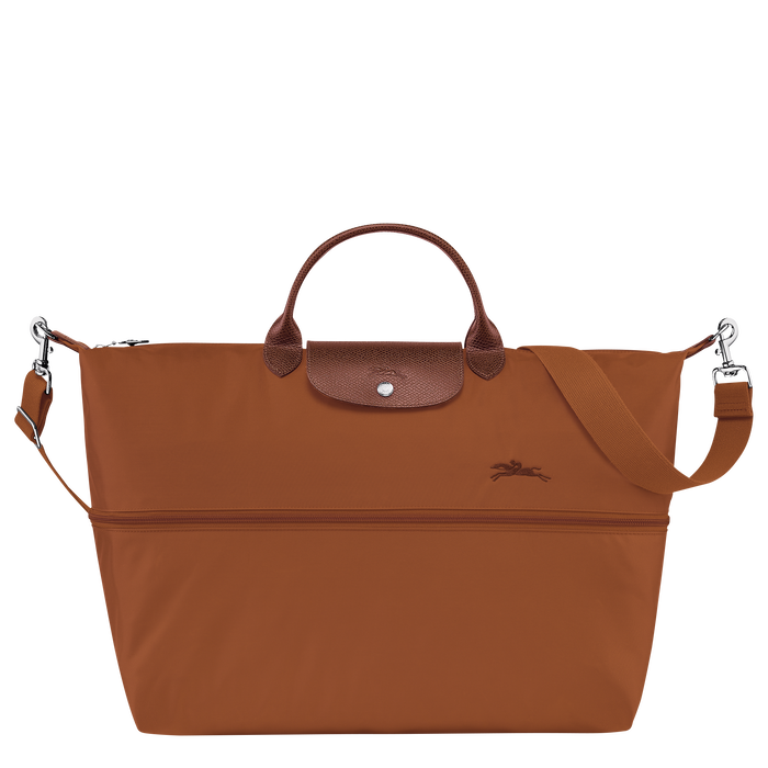 Le Pliage Green Travel bag expandable, Cognac
