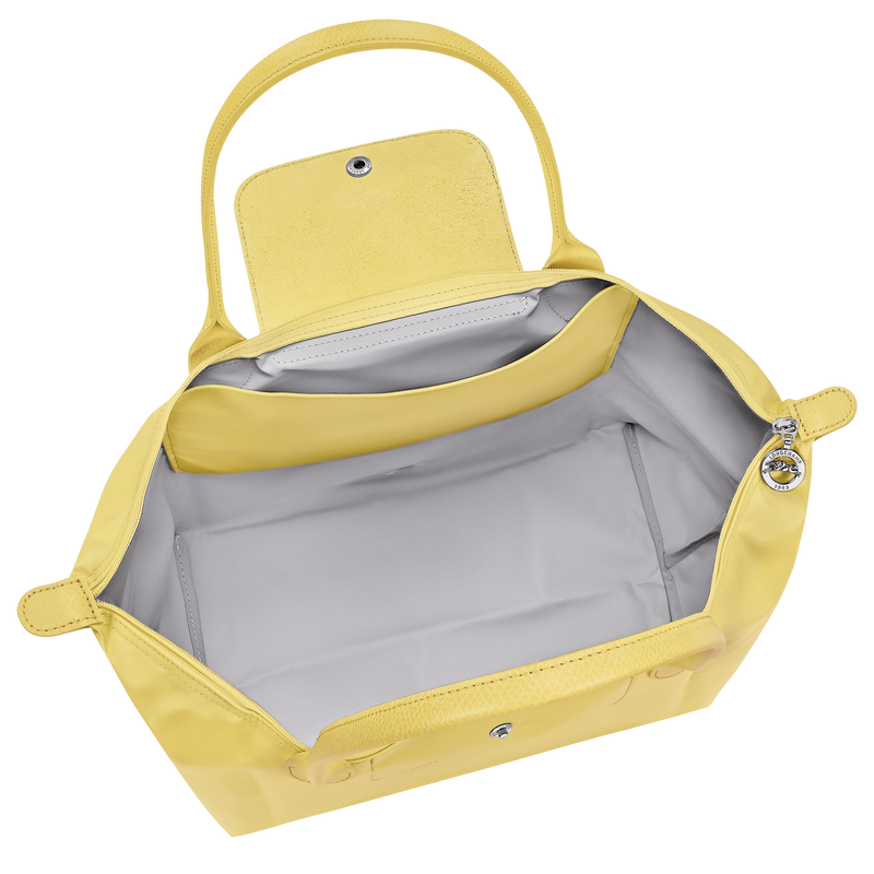 Le Pliage One L Tote bag , Lime - Canvas  - View 4 of  6