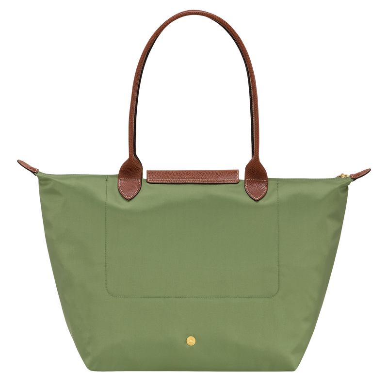 Le Pliage Original L Tote bag , Lichen - Recycled canvas  - View 4 of 6