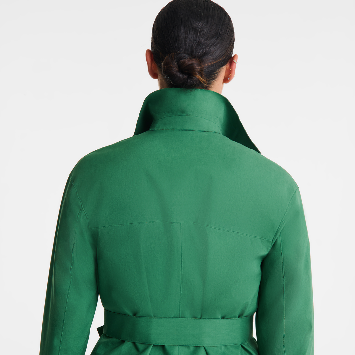 Женская куртка Longchamp Trench coat 61390CPR, цвет: Зелёный — фото 5