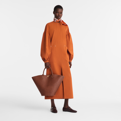 Sac cabas XL Épure , Cuir - Brun