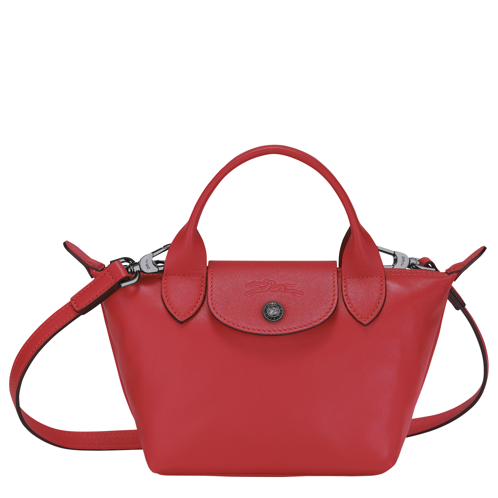 Top handle bag XS Le Pliage Cuir Red 