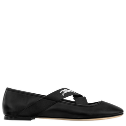 Energy Ballerinas , Black - Leather