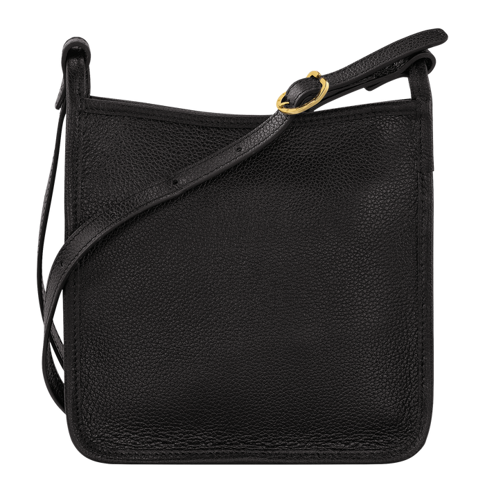 拉鏈斜背包小型le Foulonne 系列黑色 Longchamp Tw