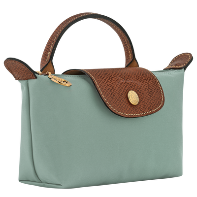 Le Pliage Original Bolso pequeño con asa, Celadón