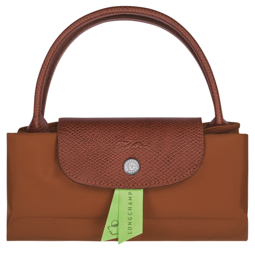 Le Pliage Green Tas met handgreep aan de bovenkant S , Cognac - Gerecycled canvas - Weergave 7 van  7