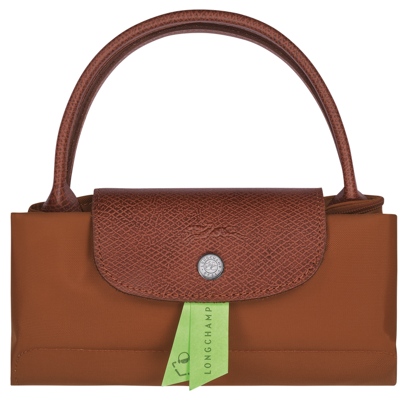 Le Pliage Green S Handbag Cognac - Recycled canvas (L1621919504)
