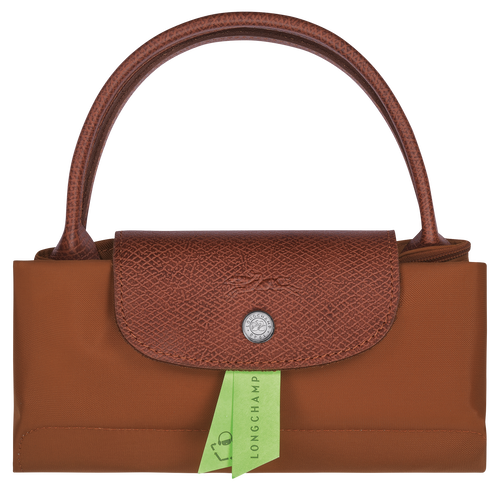 Le Pliage Green S Handbag , Cognac - Recycled canvas - View 6 of 6