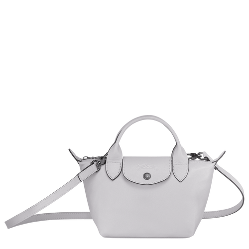 Top handle bag XS Le Pliage Cuir Grey (L1500757263) | Longchamp DK Top handle bag XS Le Pliage Cuir Grey (L1500757263) | Longchamp DK