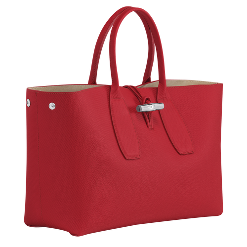 Top handle bag L, Red View 3 of Top handle bag L, Red, hi-res