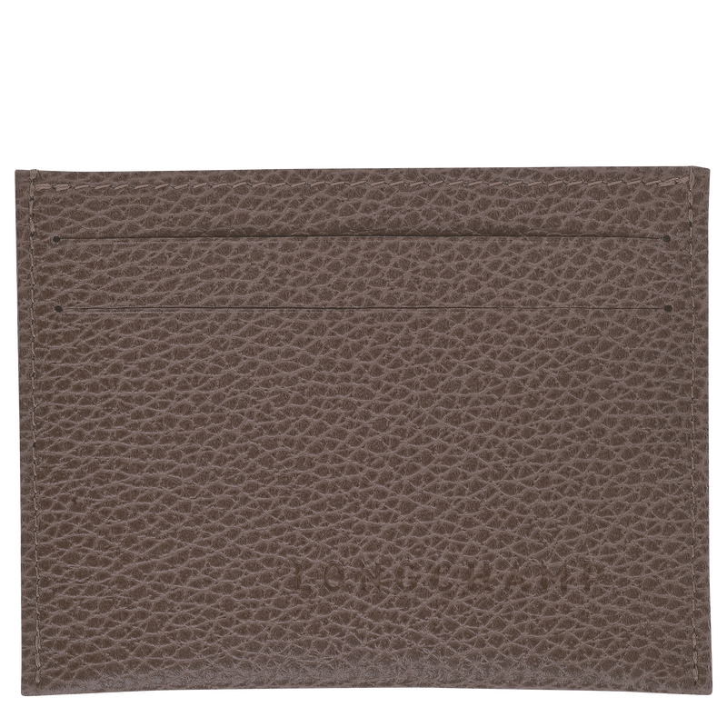 Porta-cart&otilde;es Le Foulonn&eacute; , Pele - Castanho-acinzentado  - Vista 1 de  2