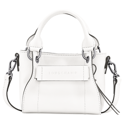 Longchamp 3D XS Handbag , White - Leather