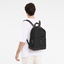 Rucksack Boxford , Recyceltes Canvas - Schwarz