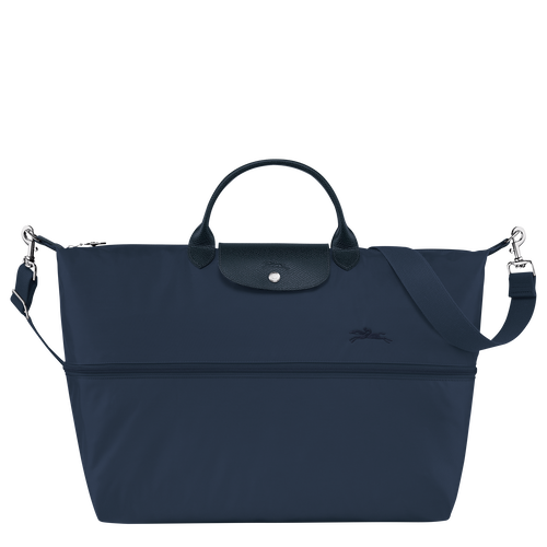 Le Pliage Green Travel bag expandable , Navy - Recycled canvas - View 4 of 5