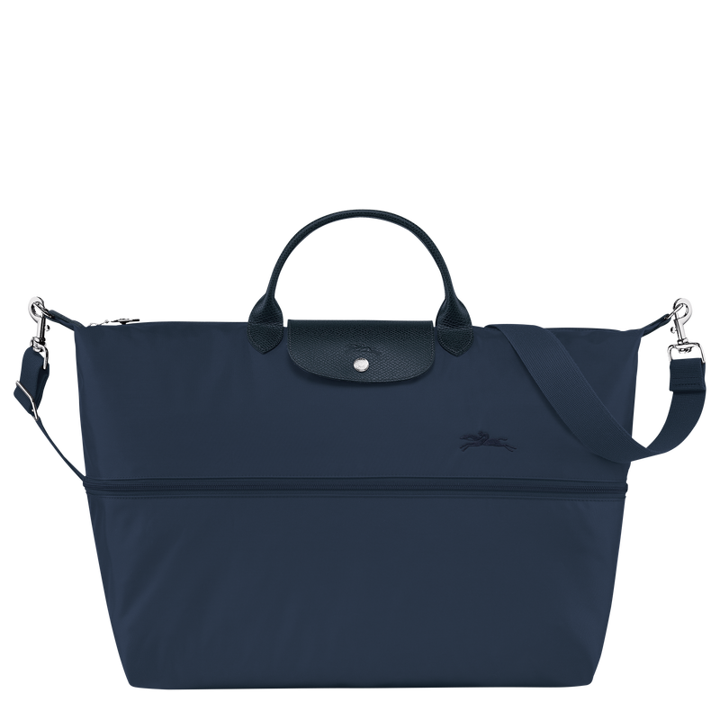 Le Pliage Green Travel bag expandable , Navy - Recycled canvas  - View 4 of 5