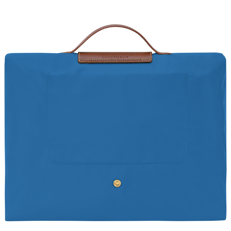 Le Pliage Original S Briefcase , Cobalt - Recycled canvas  - View 4 of  6
