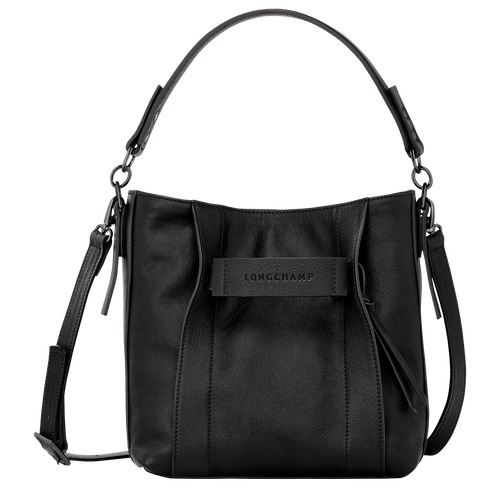 Longchamp 3D 斜背袋 S , 黑色 - 皮革 - 查看 1 6