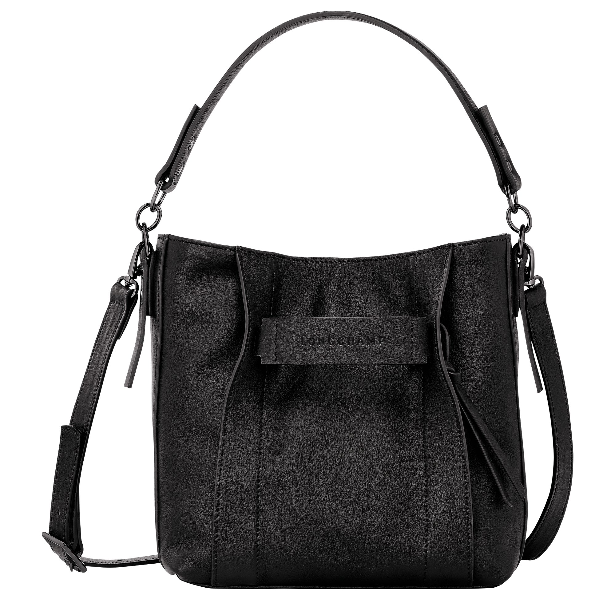 Longchamp 3D Umhängetasche S, Schwarz