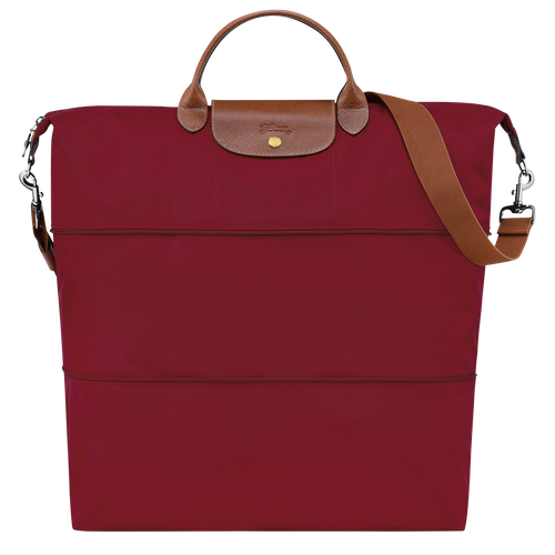 Le Pliage Original Travel bag expandable , Red - Recycled canvas - View 1 of 5