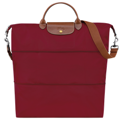 Le Pliage Original Travel bag expandable , Red - Recycled canvas