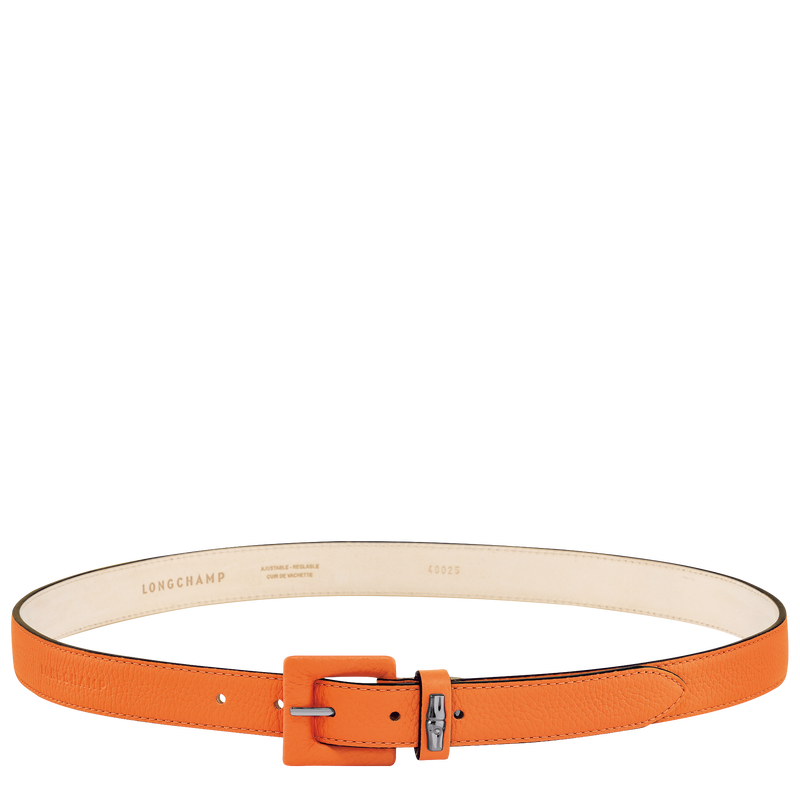 Cintura da donna Roseau Essential , Pelle - Arancio  - View 1 of  2