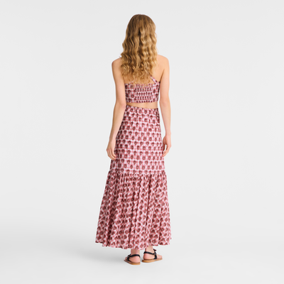 null Long skirt, Blush