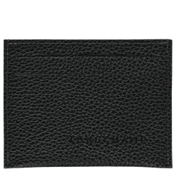 Le Foulonn&eacute; Card holder , Black - Leather