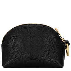 Porta-moedas Le Foulonn&eacute; , Pele - Preto