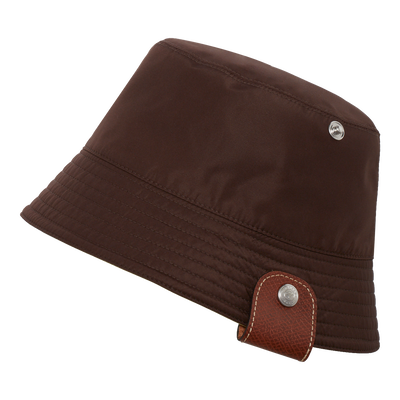 Sombrero de pescador reversible , Tafetán técnico - Moka/Pistacho