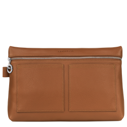 Le Foulonn&eacute; Toiletry case , Caramel - Leather
