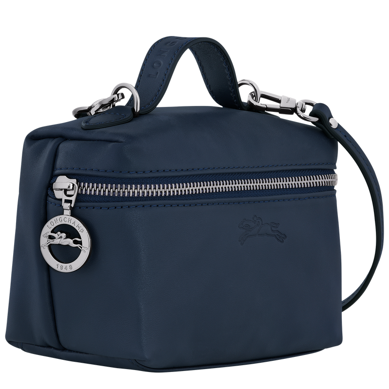Vanity XS Le Pliage Xtra , Cuir - Navy  - Vue 3 de 5