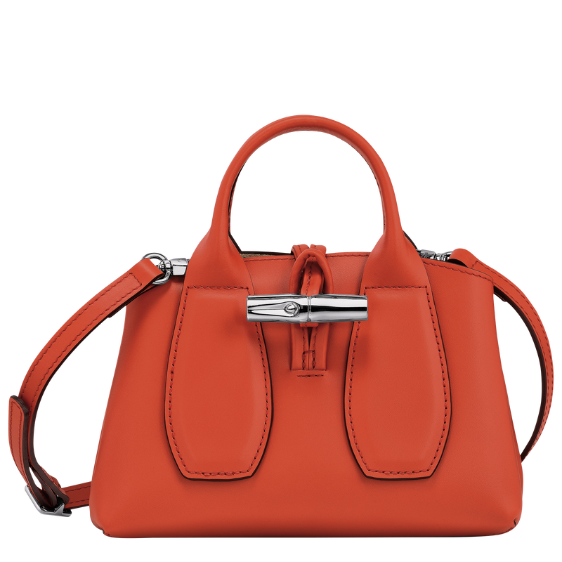 Le Roseau XS Handbag Paprika Leather Longchamp RO