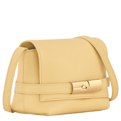 Le Smart S Crossbody bag , Hay - Leather