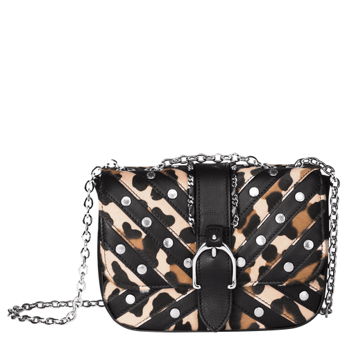 Sac porté épaule, Noir/Panthère Vue 1 de Sac porté épaule, Noir/Panthère, hi-res