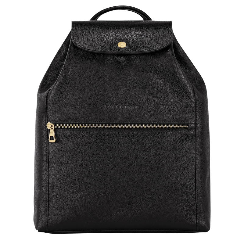 Le Foulonné Backpack Black - Leather (L1550021001)