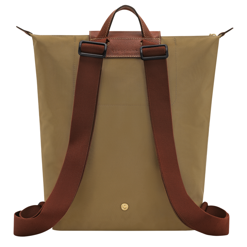 Le Pliage Original M Backpack , Olive - Recycled canvas  - View 3 of 6
