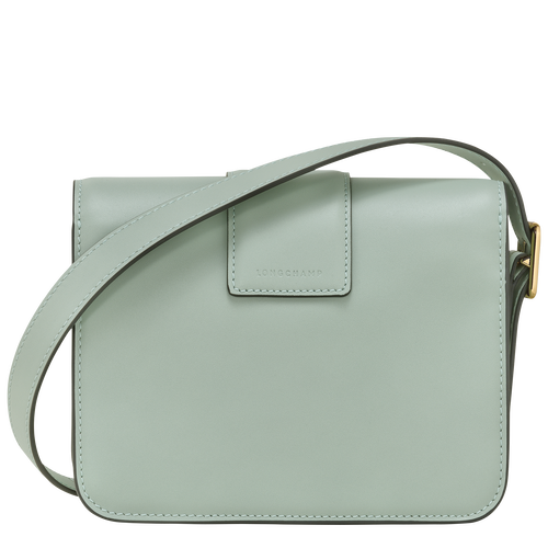 Umhängetasche S Box-Trot , Leder - Grau grün - Ansicht 4 von 5