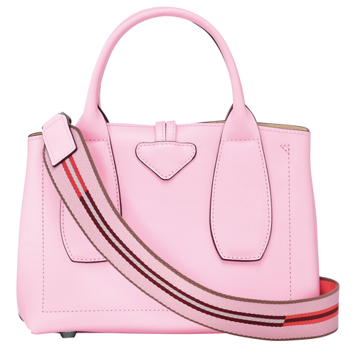 Roseau S Handbag , Pink - Leather - View 4 of  7
