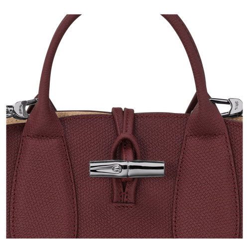 Roseau S Handbag , Plum - Leather - View 3 of 3