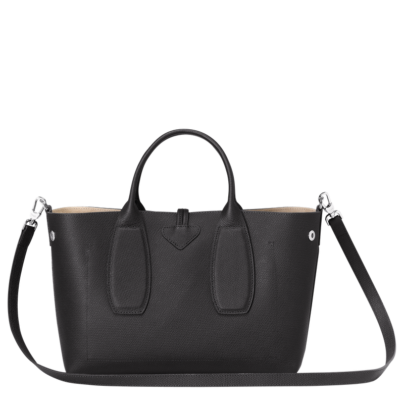 Le Roseau M Handbag , Black - Leather  - View 4 of 7