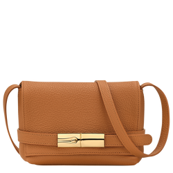 Le Smart S Crossbody bag , Caramel - Leather