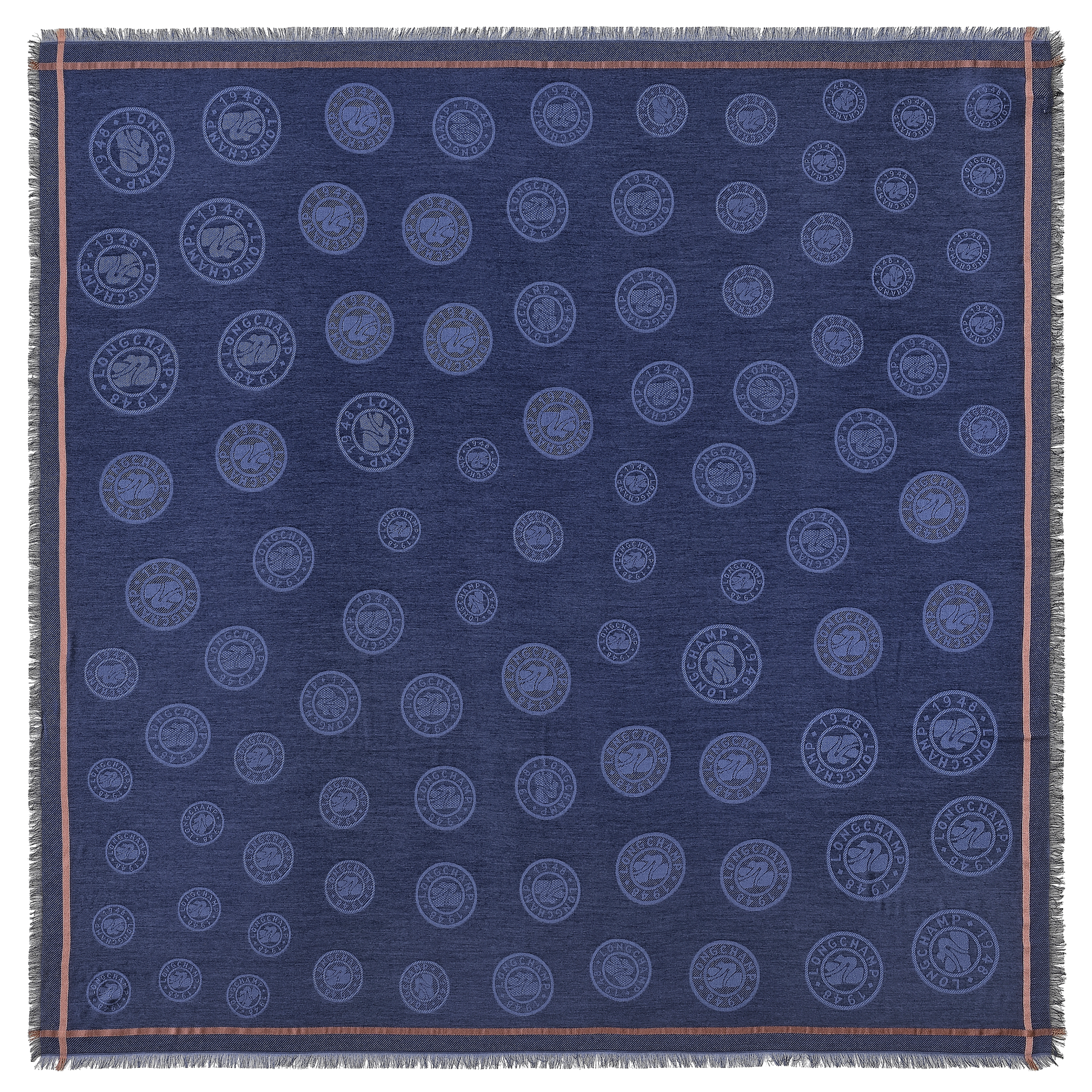 La M&eacute;daille Longchamp Stole,  Marine