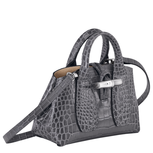 Roseau Top handle bag XS, Gun metal