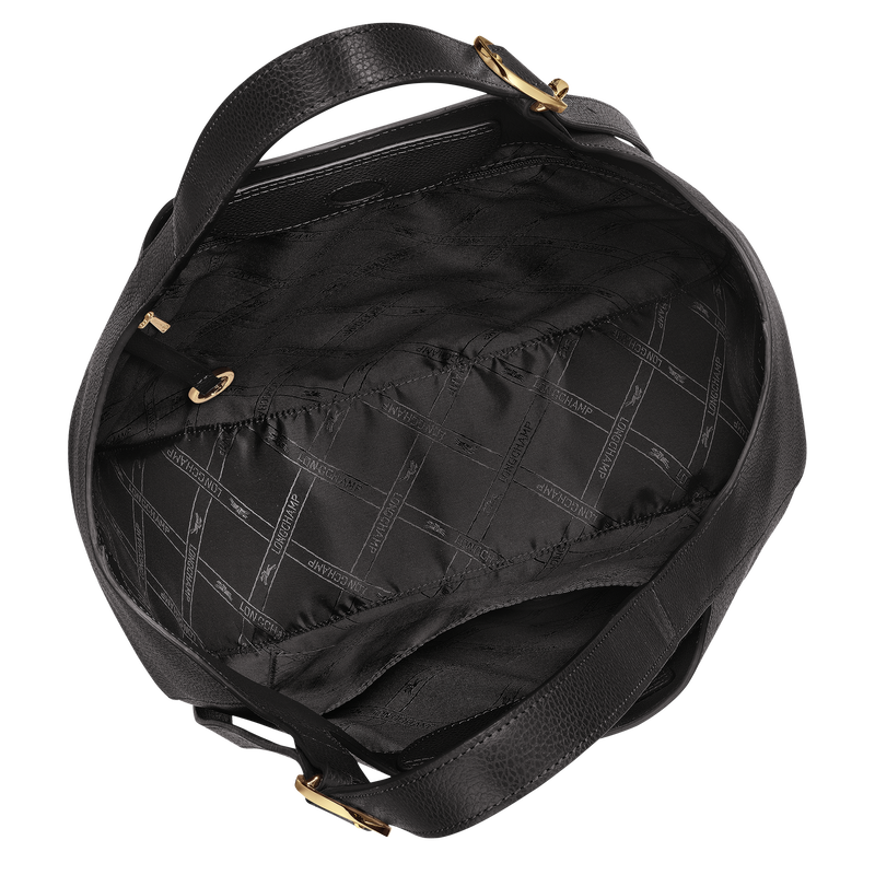 Le Foulonn&eacute; XL Tote bag , Black - Leather  - View 5 of  6