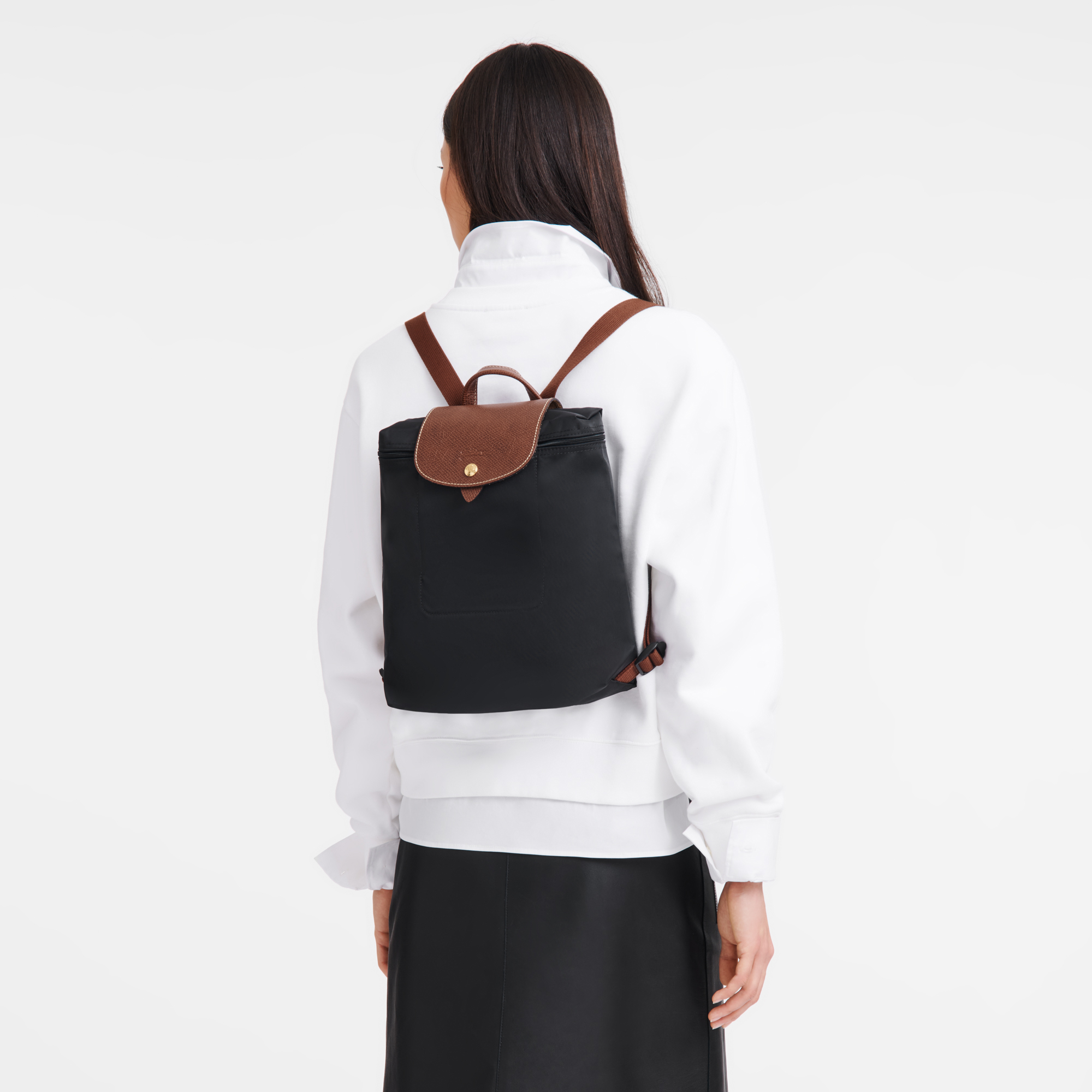 black long champ bag